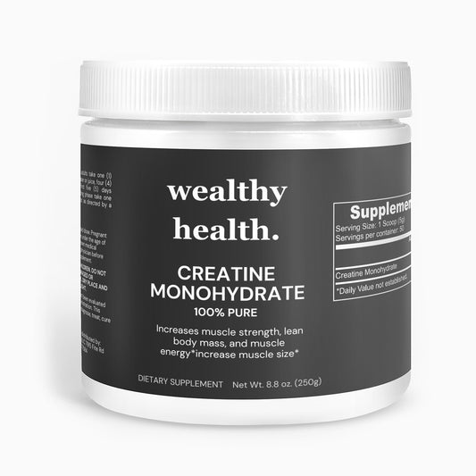 Wealthy Health 100% Pure Creatine Monohydrate